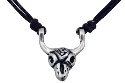 The bull\'s head pendant