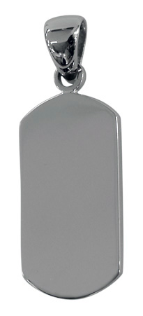 The dog  tag pendant