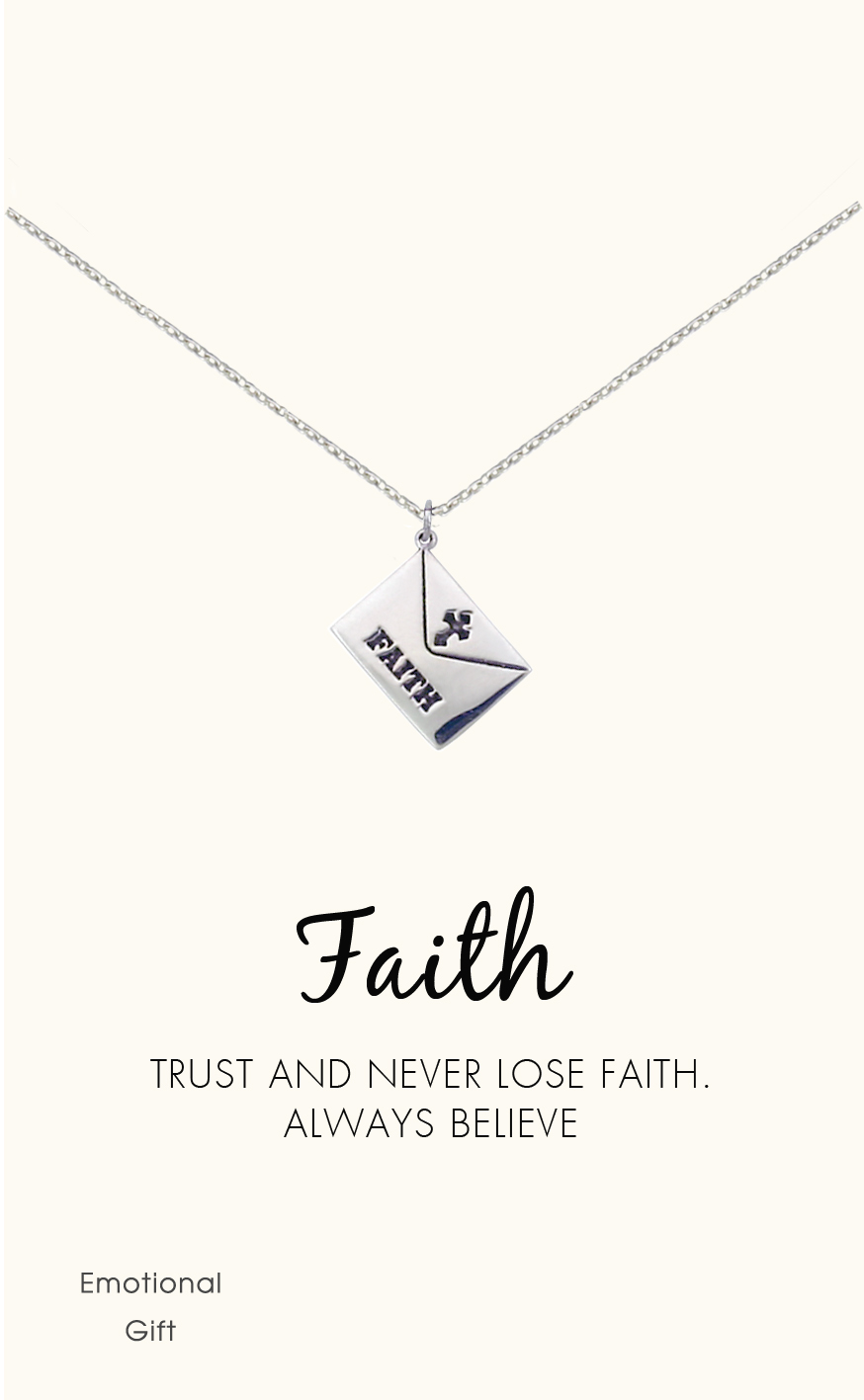 Amen silver pendant