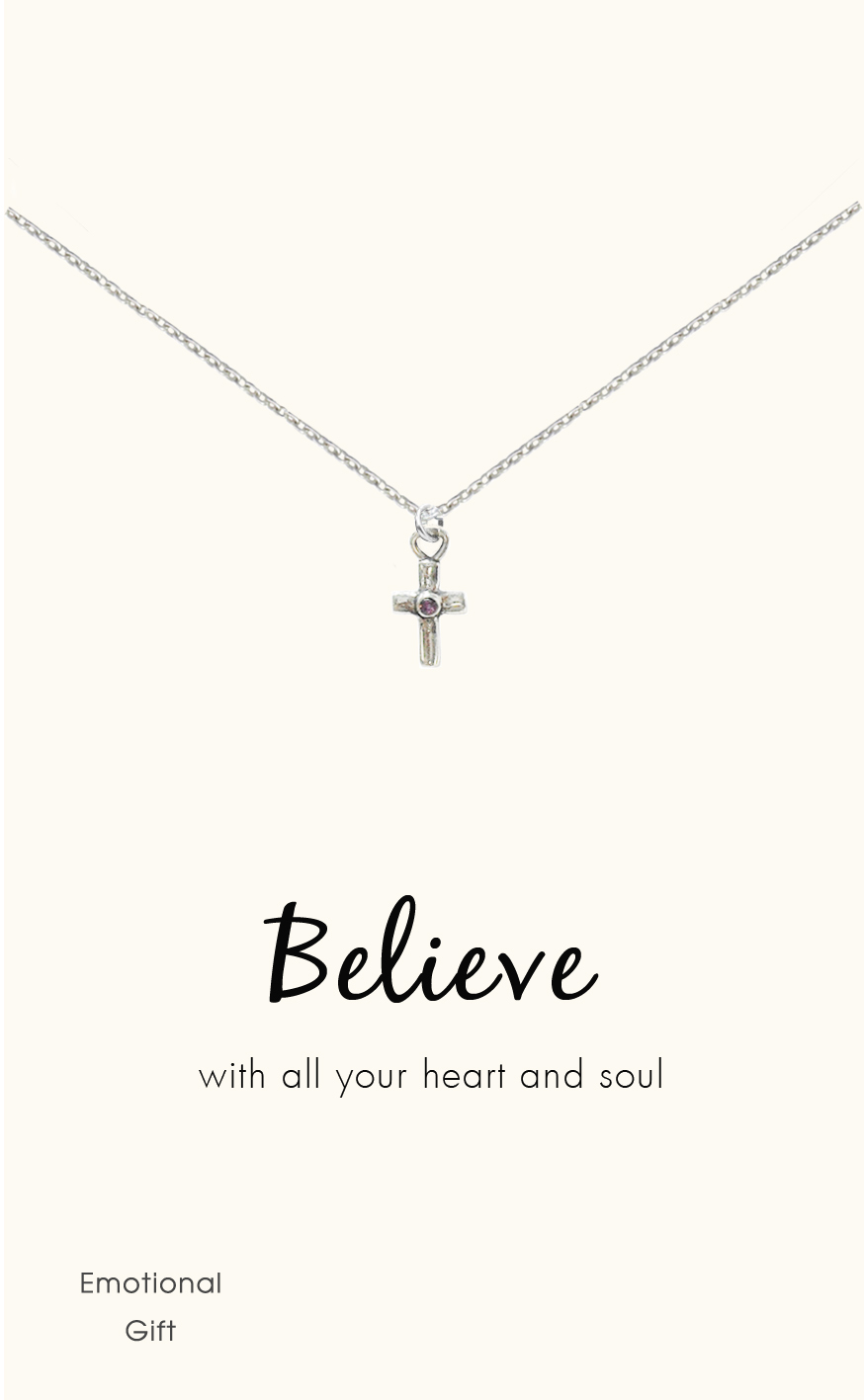 The cross silver pendant