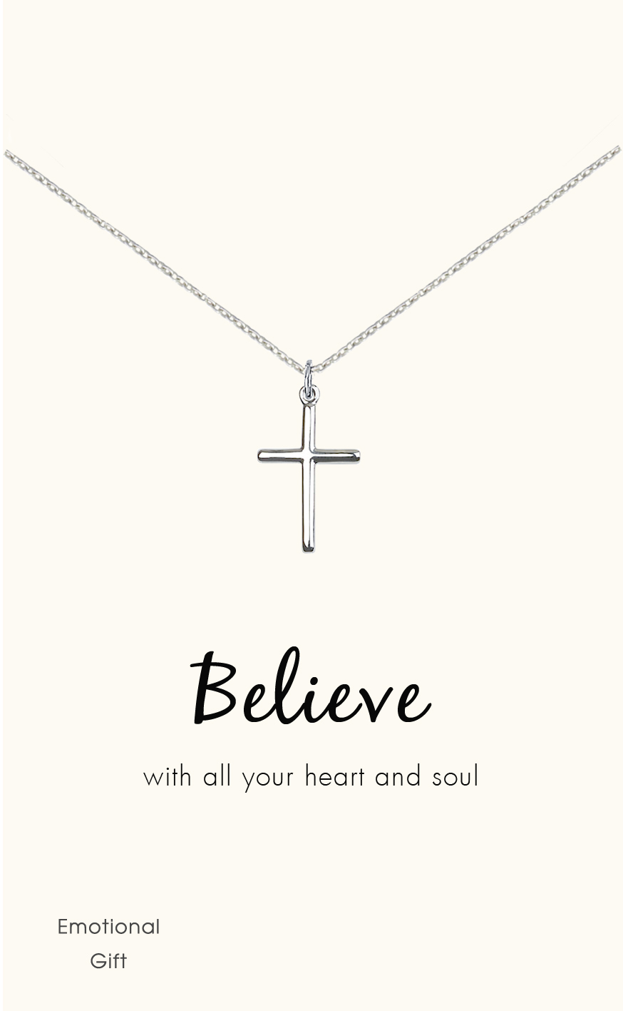 The cross silver pendant