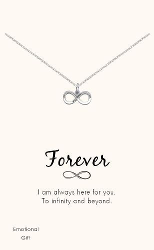 Forever symbol silver pendant