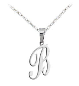 Letter B pendant