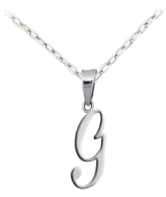 Letter G pendant