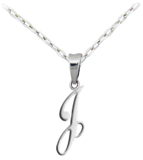 Letter J pendant