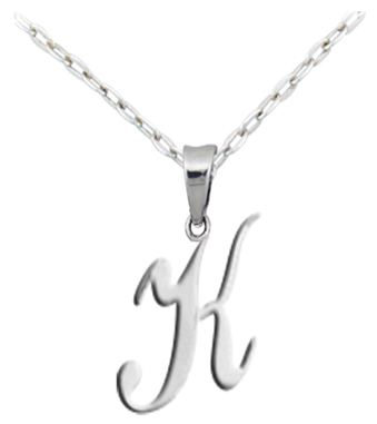 Letter K pendant