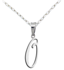 Letter O  pendant