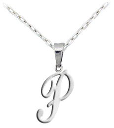 Letter P pendant