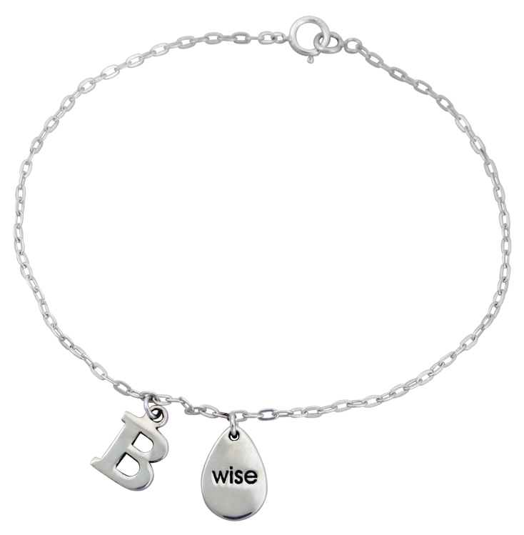 Be Wise Charm Bracelet