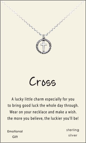 Cross silver pendant