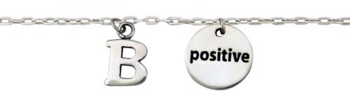 Be Positive Charm Bracelet