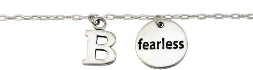 Be Fearless Charm Bracelet