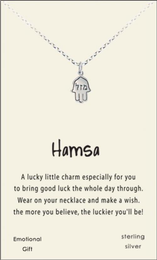 Hamsa silver pendant