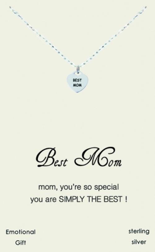 Best mom silver pendant