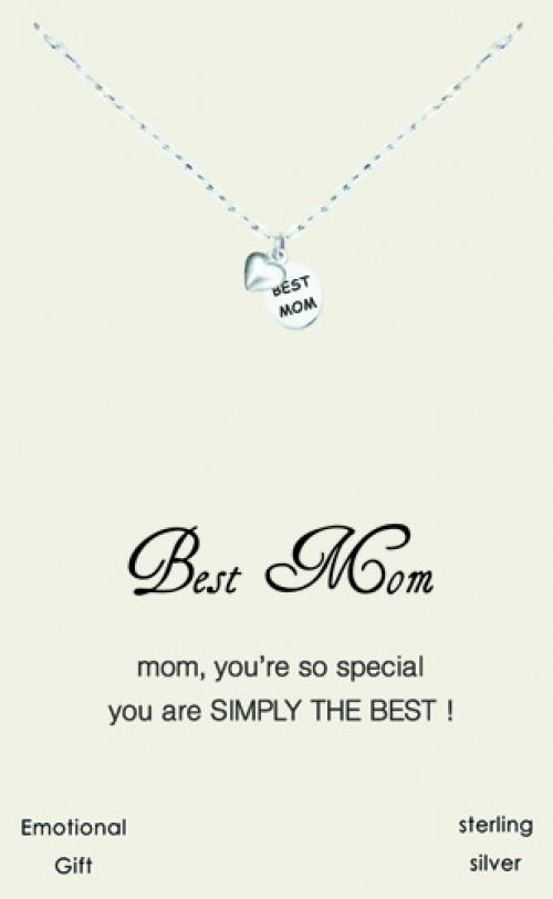 Best mom silver pendant